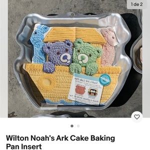 Wilton Retired Cake Pan Noah’s Ark